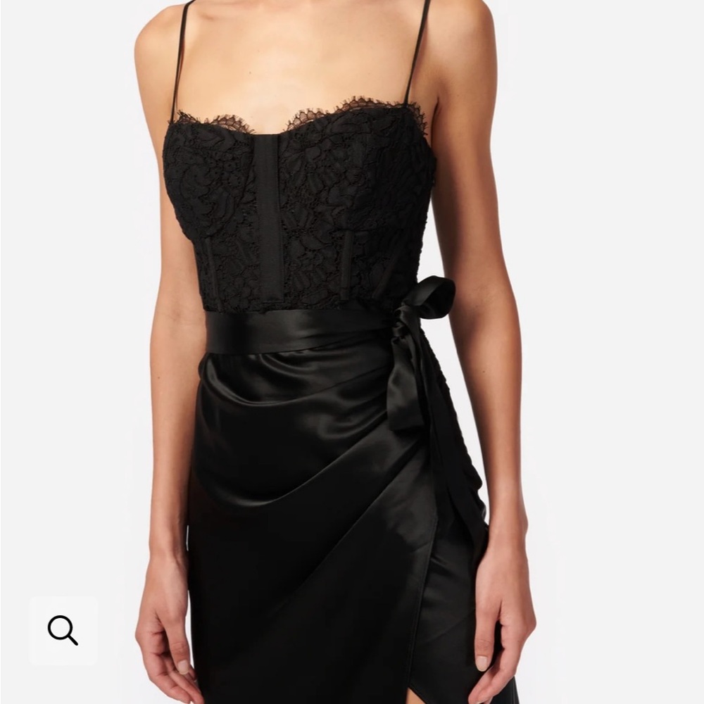TRICIA CORSET DRESS BLACK - New with tags